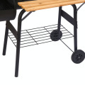 Outdoor großer tragbarer Trolley Barrel Charcoal BBQ Grill